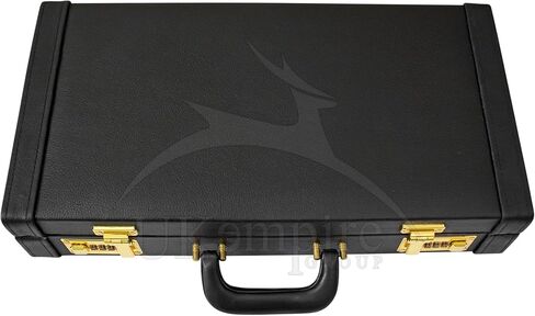 Premium Masonic Regalia Half Apron Hard Case Briefcase, Black Leather – Freemason Bags & Cases in Kuwait