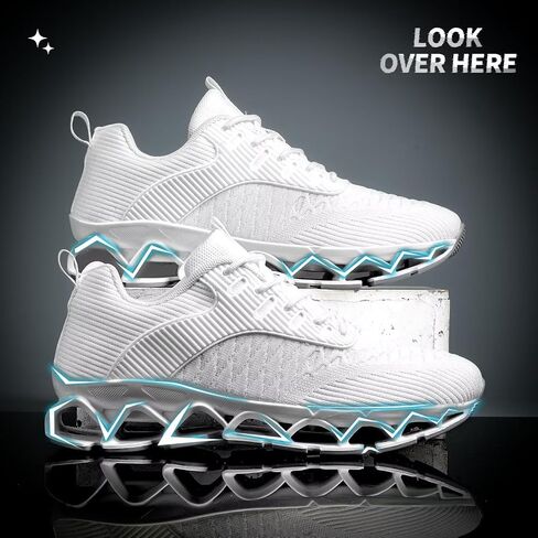 Men's Running Shoes Blade Tennis Walking Casual Fashion Sneakers Breathable Non Slip Gym Sports Work Athletic Trainers in Saudi Arabia
