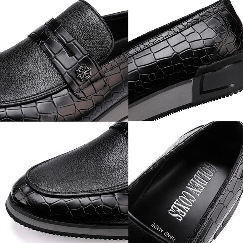 Casual Men's Dress Sneakers Shoes, Fashion Business Loafer Classic Leather Dress Shoes for Mens in Saudi Arabia
