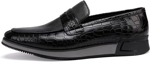 Casual Men's Dress Sneakers Shoes, Fashion Business Loafer Classic Leather Dress Shoes for Mens in Saudi Arabia