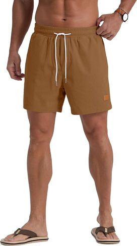 Sailwind Men's Casual 5" Shorts Corduroy Elastic Waist Drawstring Summer Beach Short in Kuwait