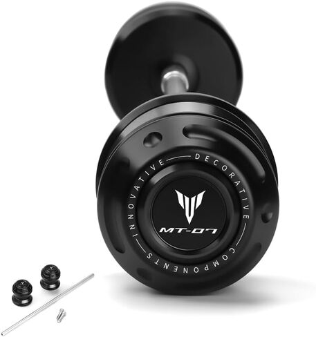 Motorcycle Rear Wheel Axle Fork Slider Crash Protector Compatible With YAMAHA MT-07 2014-2019 2020 2021 2022 2023 2024 2025 | MT07 MT 07 Accessories (black) in Kuwait
