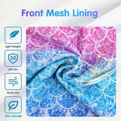 2 Piece Bathing Suits Swimsuits Size 3-12 Years Old | Long Sleeve Tankini Sets, UPF 50+ Sun Protection, Rash Guard Swimwear in Saudi Arabia