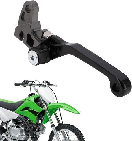 JFG سباق الدراجات النارية رافعة الفرامل رافعة طي CNC لـ KLX 110 KLX110 KLX110L 2010-2023 أسود in Kuwait