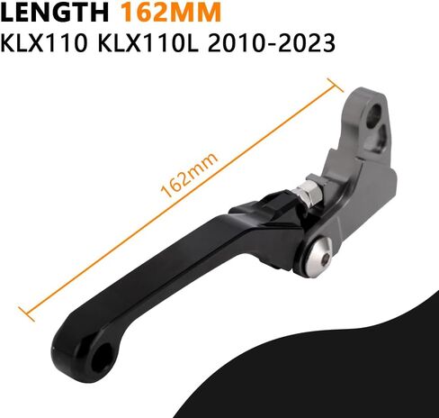 JFG سباق الدراجات النارية رافعة الفرامل رافعة طي CNC لـ KLX 110 KLX110 KLX110L 2010-2023 أسود in Kuwait