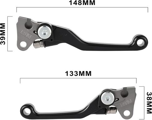 Dirt Bike Brake Clutch Lever Pivot Levers Adjustable CNC for PW50 PW 50 1981-2025 Motorcycle Blue in Kuwait