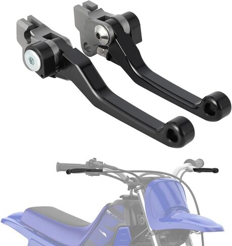 Dirt Bike Brake Clutch Lever Pivot Levers Adjustable CNC for PW50 PW 50 1981-2025 Motorcycle Blue in Kuwait