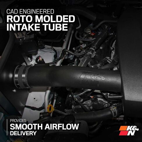 K&N Cold Air Intake System: High-Flow Air Filter, Increase Performance & Towing: Compatible with 2016-2023 TOYOTA Tacoma, 63-9039 in Kuwait