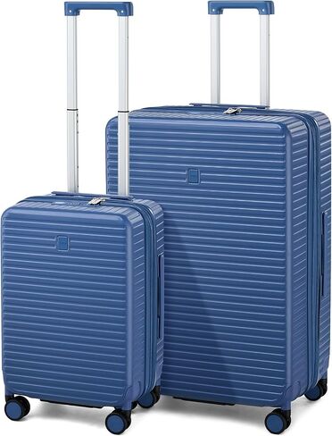 Hard Shell Suitcases Expandable Travel Luggage Sets 3 Piece, Carry on and Check in 3 Piece Luggage Suitcase Sets with Spinner Wheels Cup Holder Charger Built in (Forest Green, 20/24/28) in Kuwait