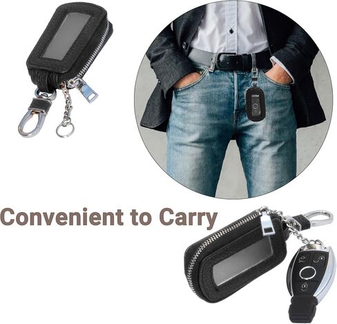 Yuoyar Premium Leather Key Key Fob - حامل مفتاح السيارة العالمي in Kuwait