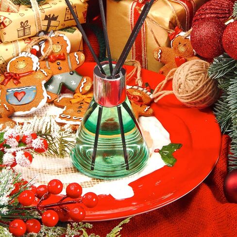 Reed Diffuser Set for Home, Citrus Scented Diffuser with 6 Diffuser Sticks, Home Fragrance Scent Essential Oil Stick Diffuser for Christmas Shelf Decor,3.4 oz in Saudi Arabia