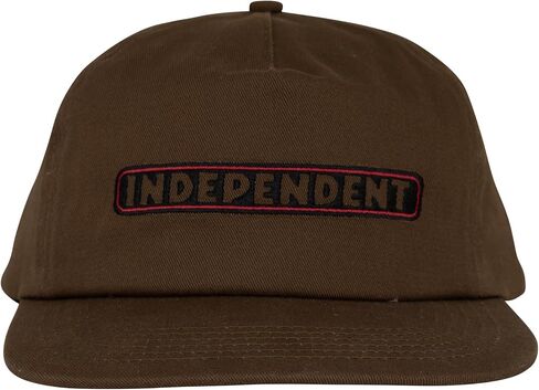 INDEPENDENT Unisex Unstructured Bar Logo Snapback Skate Hat in Saudi Arabia