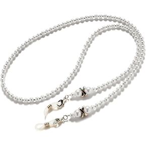 سلسلة النظارات ، سلسلة نظارات اللؤلؤ للنساء ، حزام نظارات أنيقة ، حزام نظارات العين حول الرقبة ، أقنعة الوجه ،