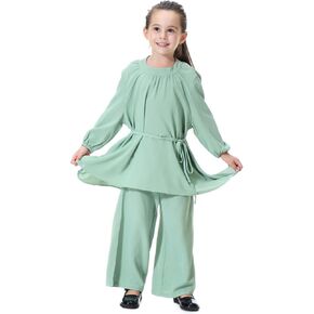 Odizli Kids Girls الإسلامية الإسلامية المكون من قطعتين