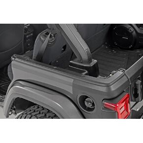 Rough Country Roof Mounting Plate Cover for Jeep Wrangler JL/Unlimited (2018-2025) - UV-Resistant Trail Cladding, High-Density Thermoplastic, Easy Install