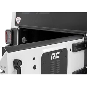 حامي Tailgate Cladding Trail Cladding لـ Jeep Wrangler JK/Unlimited (2007-2018) - حماية الباب الخلفي المتينة ، الخدش والتأثير المقاوم ، التثبيت السهل