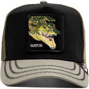 Goorin Bros. Tri Tones Collection Trucker Hat for Men and Women, Olive (Tri Gator), One Size