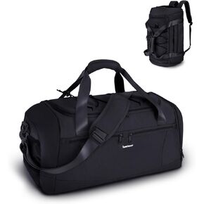 Gym Duffle and Backpack with Shoe,Wet and Laptop Compartment