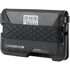 CARBINOX Smart Wallet Pro RFID & NFC Blocking, Slim Minimalist Design, Water-Resistant PU Cover