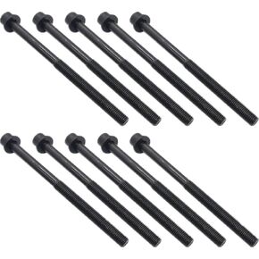 GXARTS 10PCS Head Bolt Kit ES72465 22320-2C400 Compatible with Hyundai Accent Veloster Compatible with Kia Rio Soul 2.4L DOHC 16v 2012-2019 GS33547 HSHY20S S72465 HBHY11 223202C400
