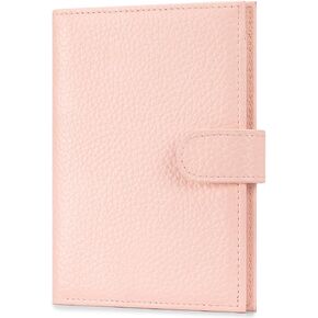 Genuine Leather Passport Holder For Travel Women Slim Bifold passport wallet cover Case with Zipper Coins Pocket 2 SIM Card Slot Cash Compartment,Green