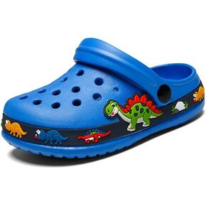 Children Garden Shoes Unisex Little- Kids Cartoon Clogs Slippers Toddler Slip On Lightweight Beach Pool Sandals Yard