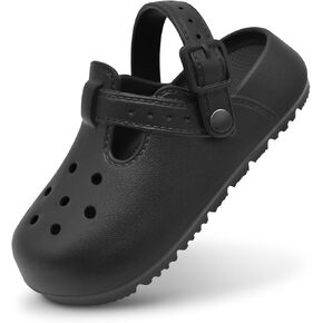 Lightweight Kids Clogs Garden Shoes Boys Girls Soft and Breathable Slide Sandals Toddler Adjustable Strap Beach Pool Slippers
