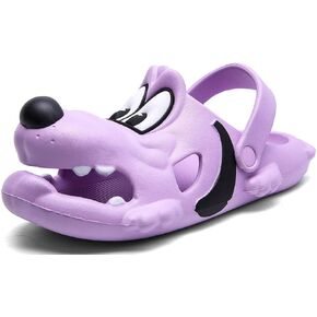 Kids Clogs Boys Girls Cute Cartoon Dog Sandals Slip-On Slippers Slides Shoes(Toddler/Little Kid/Big Kid)