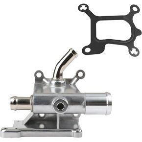 MITZONE Engine Coolant Thermostat Housing Water Outlet Assembly Compatible with 2006-2015 Mazda 3/5/6/CX-7 2.0L 2.3L 2.5L