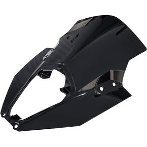 دراجة نارية مزدوجة الزجاج الأمامي الزجاج الأمامي تنحرف تدفق الهواء المتوافق مع Kawasaki Ninja 650 ER6F 2020-2024