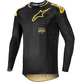 Alpinestars 3763224-15-M: Supertech Ward Jersey Black/Yellow Md