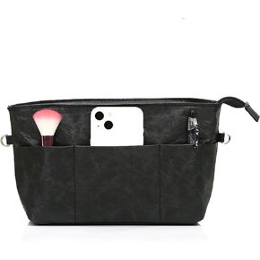 Lckaey Upgraded purse organizer insert for neverfull And more brands handbag-light Dupont Paper organizer4002white-M