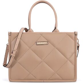 Montana West Large Puffy Tote Bag for Women Quilted Handbag Ladies Satchel