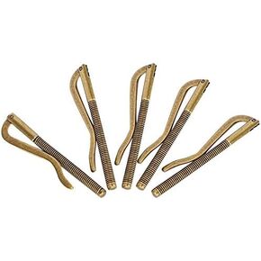 Wallet Spring Clip 5pcs 75mm Metal Spring Money Cash Clip for Bifold Leather Wallet Purse Credit Card Holder (Bronze)