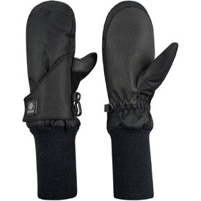 N'Ice Caps Kids Waterproof Snow Mittens Long Cuff Boys Girls Thinsulate Insulated Gloves
