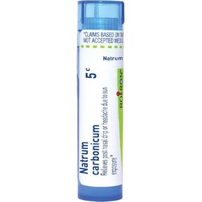 Boiron Natrum Carbonicum 5C for Post Nasal Drip or Headaches Due to Sun Exposure - 80 Pellets