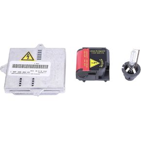 4D0907476B Xenon Headlight Ballast Control Unit with HID Igniter & D2S Bulb for Jetta Golf GTI 2005-2009 Replaces 1T0907391, 1307329074, 1307329076