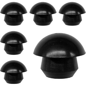6PCS Bottle Jack Floor Jack Oil Filler Plug, 8mm Rubber Hydraulic Oil Filler Plug Bung, Horizontal Jack Top Pressure Rod for Oil Reservoir Fill Hole (6PCS)