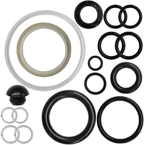 15PCS 3 Ton Floor Jack Seal Repair Kit, Complete Hydraulic Jack Oil Seal & O-Ring Set for Horizontal Jacks, Universal Car Repair Tool for SUV, Truck, and Sedan (Horizontal)
