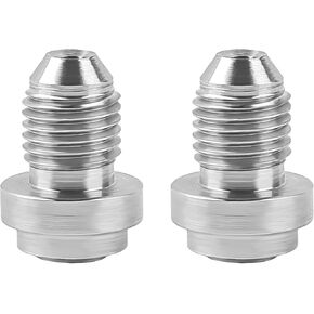 شرير طاقة الذكور 10AN لحام على بونج تركيب الفولاذ المقاوم للصدأ 2pcs