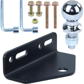 Universal Heavy-Duty Zero-Turn Mower Trailer Hitch Compatible with Hitch Ball, 3,500 lbs, 2 Inch Diameter, 3/4 x 2 Inch Shank for Most of Zero Turn Mowers