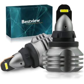 Bestview Upgraded 912 921 T15 LED Bulb for Backup Reverse Light,6000 Lumens Bright W16W LED Bulbs Reverse Back Up Light CANBUS Error Free For Car Truck, High Bright 6000K White(Pack of 2)