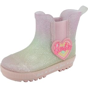 Barbie Toddler Chelsea Rain Boots, Waterproof Rubber Kids Boots