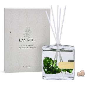ناشر القصب للحمام ، المنزل ، المكتب ، غرفة المعيشة ، مجموعة هدايا العطور - نشرات الزيت الأساسية للعلاج العطري - موزع العطور المنزلية - رائحة الغرفة - رائحة الأزرق البري