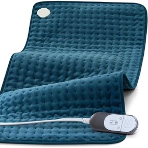 Heating Pad for Back Pain Relief, Abdomen, Cramps, Neck, Shoulder, 12x24 inches, Moist/Dry Heat, Auto-Off, Machine Washable, Christmas/Mother's Day Gift, Gifts for Women Mom Dad Daughter