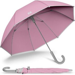 Weatherman Umbrella for Kids - Kids Umbrella Girls Boys Toddlers Child - Soft Edges, Pinch-Proof, Comfortable Grip Design - Lightweight, Stick, Durable Travel Kids Outdoor Umbrella Going to School, Park & Beach