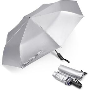 G4Free UPF 50+ UV Protection Sun Sun Smbrella Double Layer Compact Travel Stower