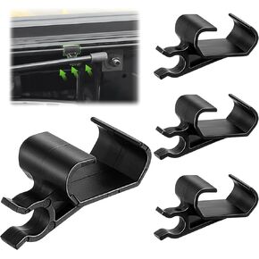 Feekoon 4 Pcs Tonneau Cover Clamps Compatible with BAKFlip MX4/F1/G2/HD/FiberMax/VP/Endura/CS/CS-F1, Tonneau Cover Prop Rod Clips Replacement for Parts-351b0024, Truck Bed Cover Parts