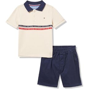 Tommy Hilfiger boys 2pc Polo Short Set