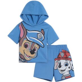 Paw Paw Pullover Hoodie و French Terry Shorts Toddler لأحجام الأطفال الصغيرة (2T - 7-8)